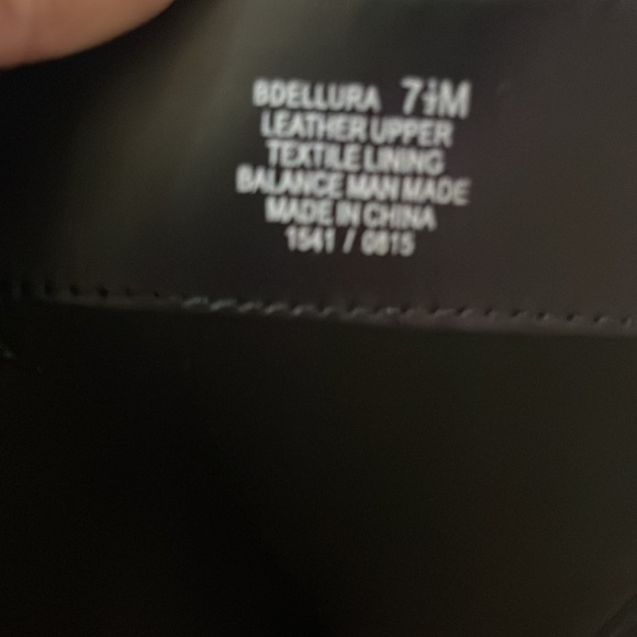 Bandolino Black Leather Suede Tall Dress Boots Heel Size 7.5 - Picture 5 of 9